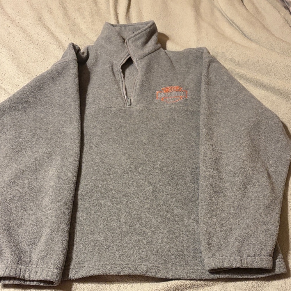 Harley Davidson Quarter-Zip Men's Sweater